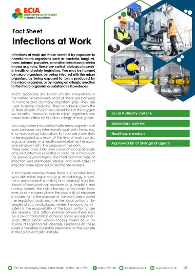 Infections at work new
