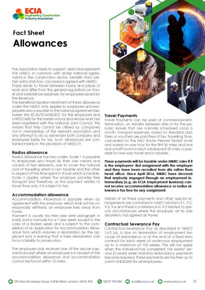 Allowances